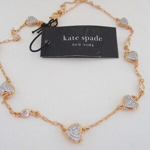 KATE SPADE - With All My Heart Pavé Scatter Necklace